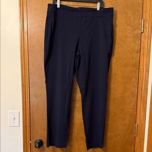 Dana Buchman Navy Straight Leg Pants